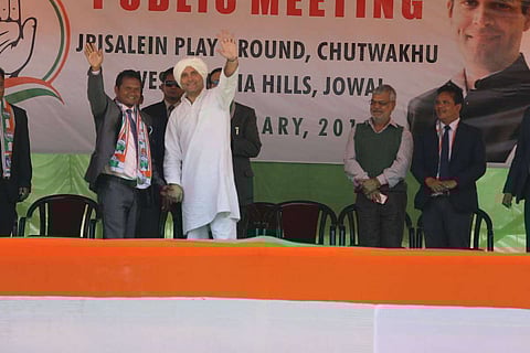Rijiju campaigns in Mon and Zunheboto