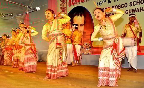 Don Bosco School celebrates  Rongali Utsav
