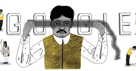 Google doodle on Dadasaheb Phalke