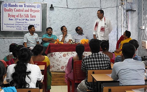 Training on quality and organic dyeing