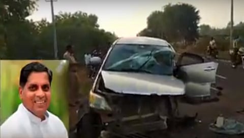 Karnataka Congress MLA Nyamagouda passed away in a road accident
