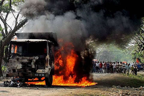 One person died in a road accident