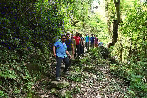 Conrad treks along foothills of Nokrek