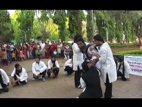 Street play on human trafficking