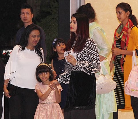 ঐশ্বৰ্য্য ৰায় বচ্ছন আৰু কন্যা আৰাধ্যাই পালন কৰে বৃন্দা ৰায়ৰ জন্মদিন