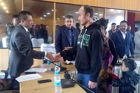 Two HNLC militants surrender before HM