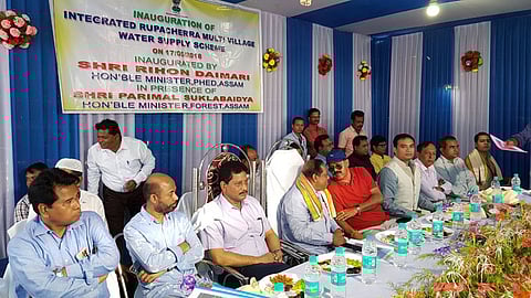 হাইলাকান্দিতে রূপাছেড়া জল সরবরাহ প্ৰকল্প উদ্বোধন