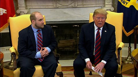 Trump welcomes American prisoner
