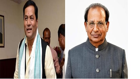 Sonowal briefs Governor on flood,  law-and-order scene