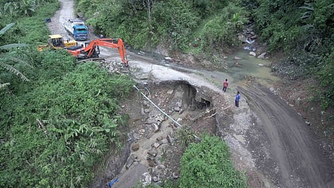Dilapidated condition of East-West corridor section of NH-54 E irks people