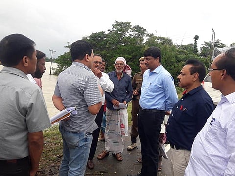 Agriculture Director takes stock of cropland affected