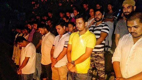 Gohpur youths pay homage to Nilotpal, Abhijeet