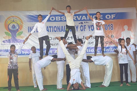 Yoga Day observed in Hailakandi
