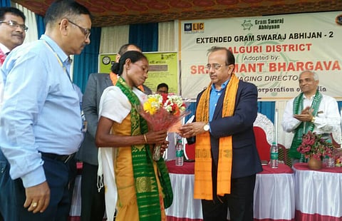 LICI Managing director  visits Udalguri village