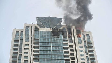 Massive Fire Outbreaks in Beumonde Towers, Mumbai