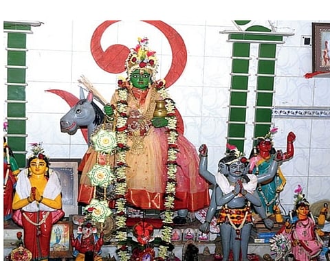 Preparation on for Sitala Puja