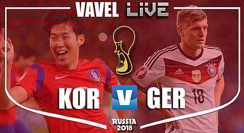 প্ৰি-কোৱাৰ্টাৰত প্ৰৱেশৰ লক্ষ্যৰে দক্ষিণ কোৰিয়াৰ বিৰুদ্ধে জাৰ্মানী