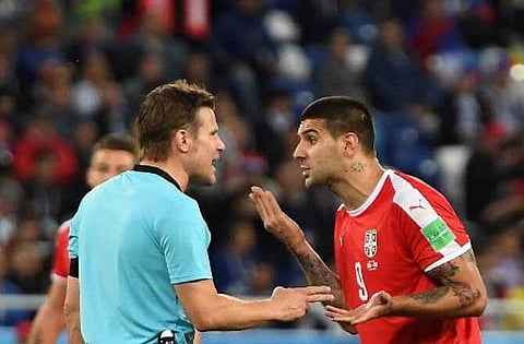 Serbia question non-use of VAR