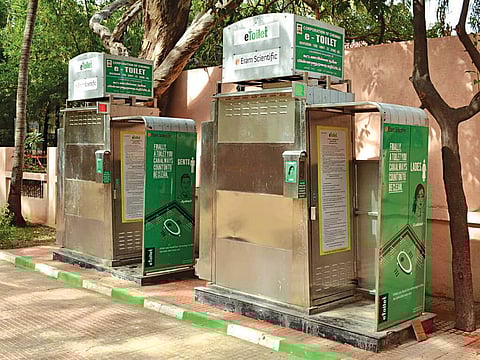 Pay-and-use sanitary toilets inaugurated