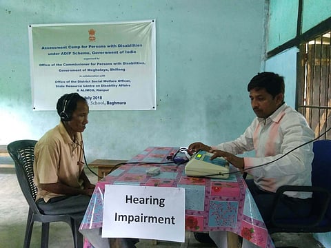 Assessment camp for persons with disabilities  held
