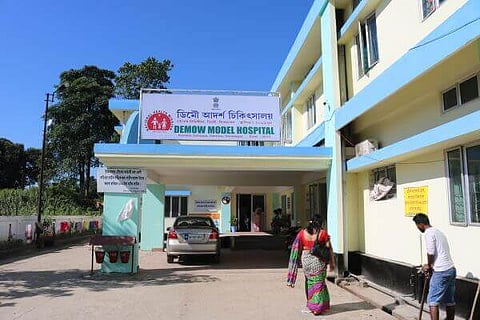 The Demow Model Hospital's Core Committee Organizes a Meeting in the Issue of Multiple Loopholes in the Hospital in Demow, Assam