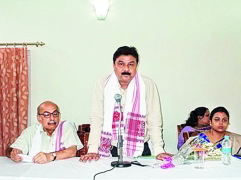 Footballer Simanta Das receives financial support from Assam BJP