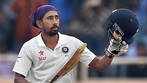 Shoulder injury further dents Wridhiman Saha’s recovery prospects