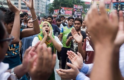 Bangladesh Students' Protest Over Road Safety Heats Up in an Attempt to Curb the Rising Accidents Numbers