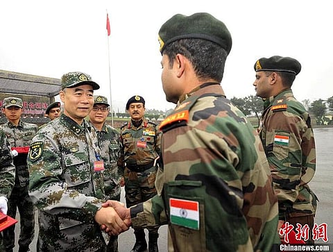 Indian, Chinese Troops Hold Ceremonial Border Meeting in Srinagar