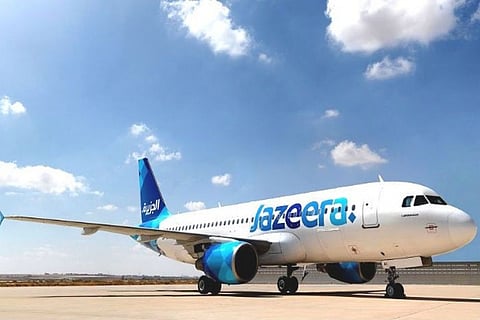 Jazeera Airways Flight catches fire at Hyderabad Airport , Passengers escape unharmed