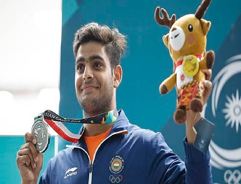 Asian Games 2018: Shooter Lakshay wins silver medal in men's trap shooting
