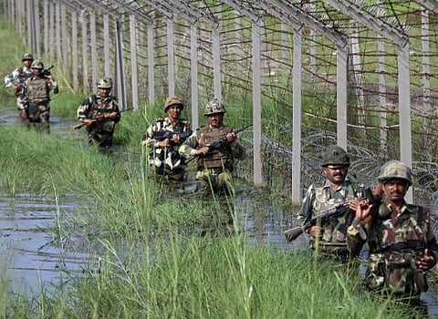Post NRC Assam Draft Publication Border Security Force Deployed in Binnakandi at Silchar