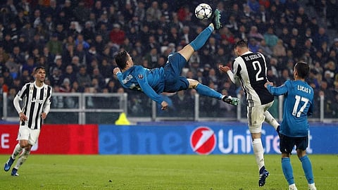 Ronaldo wins UEFA Goal of the Season for bicycle kick vs Juventus