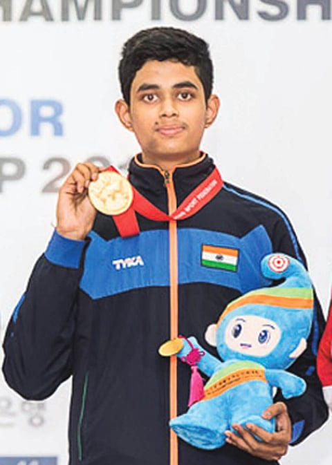 Hriday Hazarika wins gold in 10m Air Rifle