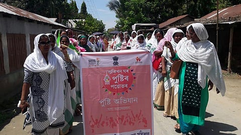 Poshan Abhiyan slowly transforming  into Jana Andolan in Dhubri district