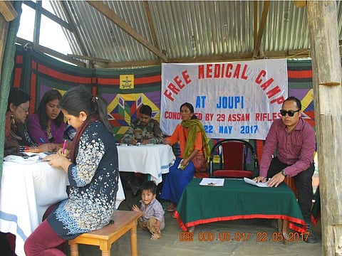 MLA Wanglam Sawin lauds Assam Rifles for health camp
