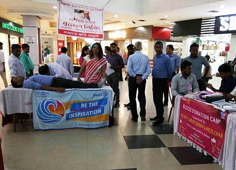 Blood donation camp held in Silchar