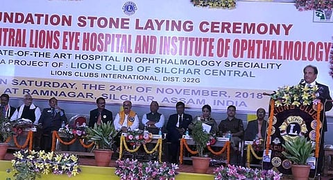 Silchar Central Lions Eye Hospital for humanitarian services