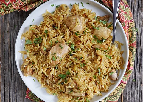 Chicken Pilao (Murgh Pulao): Recipes by Mridula Baljekar