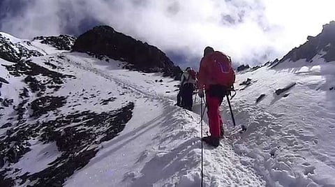 Sudhanshu Gupta scales Stok Kangri (6153 metres) summit of the Himalayas