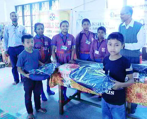 Study materials distributed among 37 children on the occasion of Children’s Day in Silchar