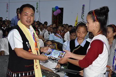 MLA Tirong Aboh attends Indigenous Games & Sports Meet in Tirap