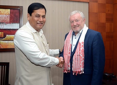 United Nations Development Programme (UNDP) delegation meets Chief Minister Sarbananda Sonowal ,assures support in programme implementation