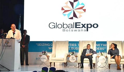 M. Venkaiah Naidu Opens Global Expo Botswana 2018