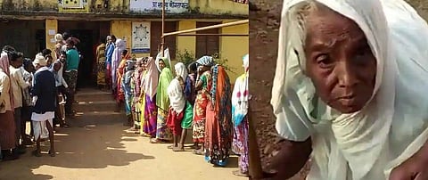Chhattisgarh Assembly Elections: 100-year-old Lady turns up to cast her Vote in Dornapal District