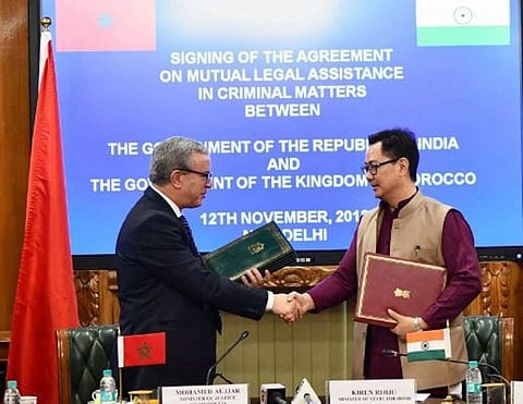 India, Morocco sign agreement in criminal matters