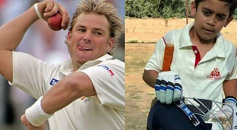 7-year old kid from Kashmir impresses legendary leg-spinner Shane Warne