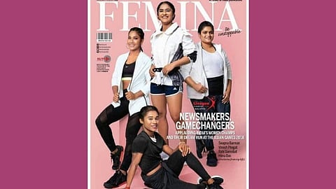 Assam Sprinter Hima Das on Femina India Magazine’s cover page