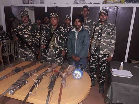 Six country-made guns seized near Laxmi River in Udalguri