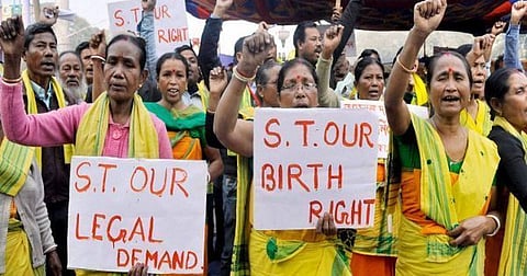 Joint forum threatens to launch series of agitation if the ST Bill is not introduced in both the Houses